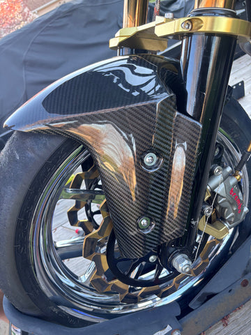 High-Performance Bagger with Racing Parts