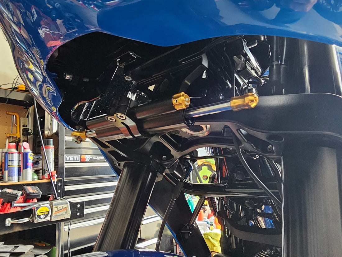 "Death Deleter" Steering Stabilizer Roadglide and CVO Damper Kit