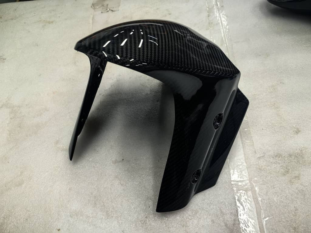 Harley Carbon Fiber Racer Front Fender | Forged Carbon Fender