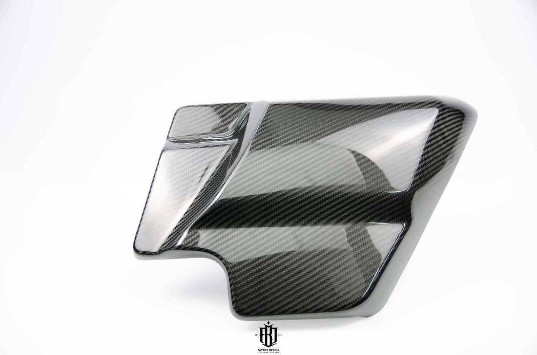 Harley Touring Side Cover Forged Carbon Fiber