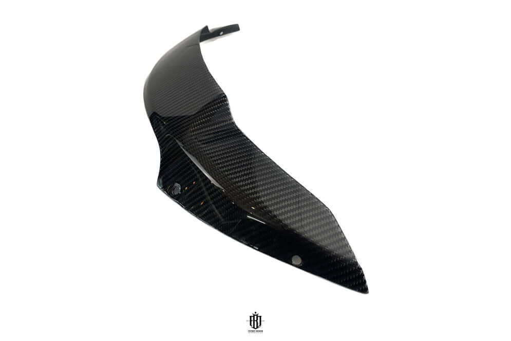 Harley Touring Carbon Fiber Shorty Windsheild in Twill carbon