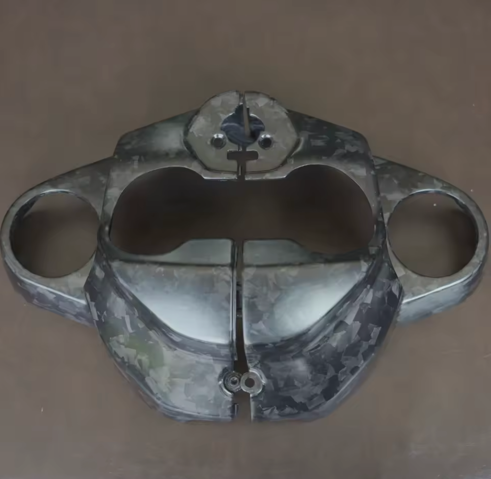 24+ Harley Davidson Carbon Fiber Triple Tree Cover